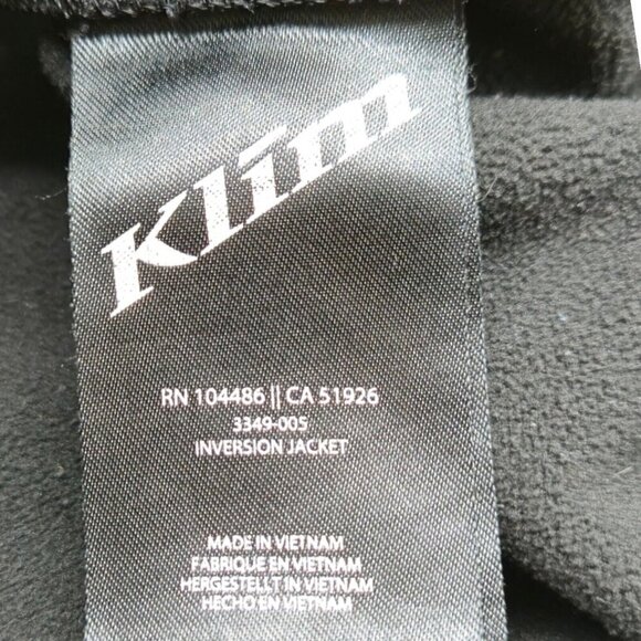 Klim Jacket Men S Black Inversion Windstopper Soft Shell Motocross Off Road - Picture 9 of 15